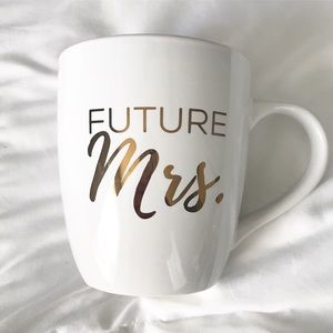 NWT Gold Future Mrs. Mug
